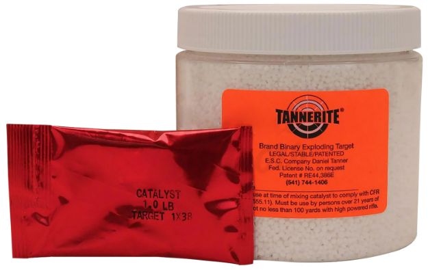 Picture of Tannerite 1BR 1 Pound Target  Impact Enhancement Explosion White Vapor Centerfire Rifle Firearm 1 lb 16 Targets *Sold by Case