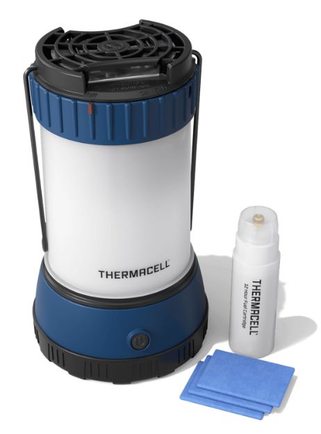 Picture of Thermacell MRCLE Scout Lantern Camp Blue Effective 15 ft Odorless Scent Repels Mosquito Effective Up to 12 hrs