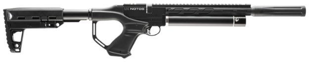 Picture of RWS/Umarex 2254847 Notos  22 Pellet 7rd Shot Rotary Mag, 700 fps, Black, Adj. Stock, 3 Baffle SilencAir Muzzle Device