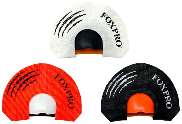 Picture of Foxpro HOWLERPACK Predator Combo Diaphragm Call Rabbit/Coyote Sounds Attracts Coyotes Black/Red/White 3 Pack