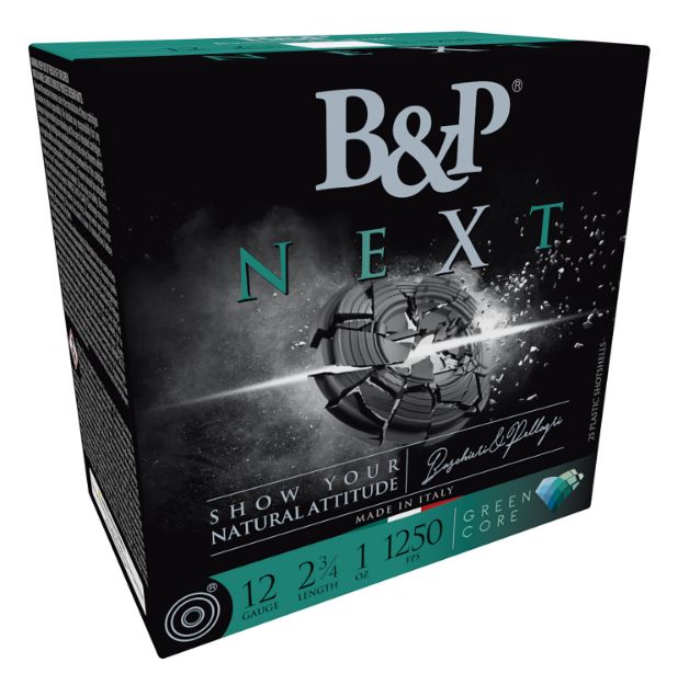 Picture of B&P 12B1NX75 Next  12Gauge 2.75" 1oz 7.5Shot 25 Per Box/10 Case