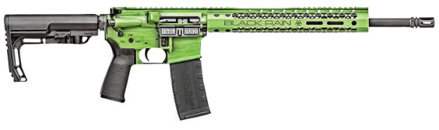 Picture of Black Rain Ordnance BROFUSIONZGB Spec15 Fusion 5.56x45mm NATO 30+1 16", Zombie Green Battleworn, 12" M-LOK, MFT EPG16 Grip/Minimalist Stock