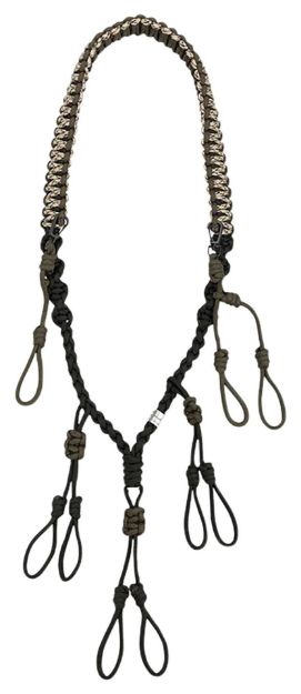 Picture of Drake Waterfowl DW7150BKO Callers Lanyard Black/Olive Polypropylene Adjustable