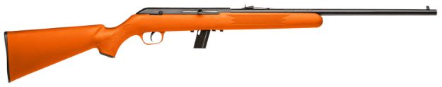 Picture of Savage Arms 40220 64 F Full Size 22 LR 10+1 21" Matte Black Carbon Steel Barrel, Grooved Receiver, Orange Fixed Synthetic Stock