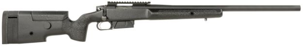 Picture of McMillan MCMTAC65CMBLK Tac  6.5 Creedmoor 5+1 24" Threaded Medium-Heavy Match Grade Barrel, Black, McMillan G31 Action, OEM Adj. Comb A-5 Stock, Adj. Trigger, Scope Base