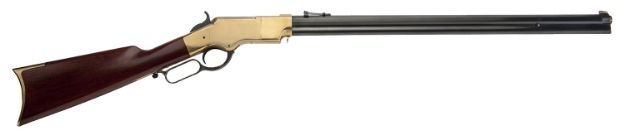 Picture of Cimarron CA288 1860 Henry Civilian 45 Colt (LC) 12+1 24" Blued Octagon Barrel, Brass Rec, Walnut Furniture, Adj. Sights