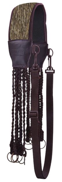 Picture of Drake Waterfowl DW4110006 Game Tote Heavy Load 12 Slip Ring Straps, Mossy Oak Bottomland, Neoprene Shoulder Strap, Waist Strap