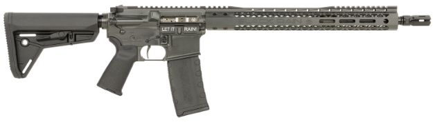 Picture of Black Rain Ordnance BROSSPSMK Spec 15+ SSP 5.56x45mm NATO 30+1 16", Smoke, 15" Slim M-LOK, Magpul Grip/Carbine Stock