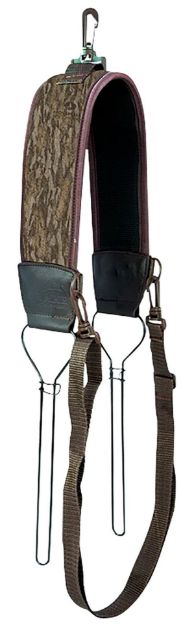 Picture of Drake Waterfowl DW4090006 Game Tote Over the Shoulder 2 Wire Loops, Mossy Oak Bottomland, Neoprene Shoulder Strap, Waist Strap