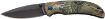 Picture of Browning 3220344 Prism 3  EDC Folding 2.38" Plain Black Oxide 7Cr17MoV SS Blade, Camo w/Brass Accents & Logo Anodized Aluminum Handle, Includes Pocket Clip