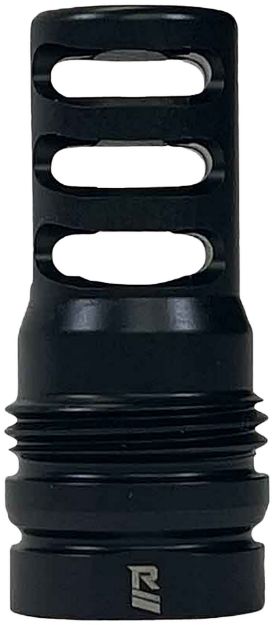 Picture of Rugged Suppressors MB024 3 Port Brake  338 Cal (8.6mm), 5/8"-24 tpi, Dual  Taper Locking System, Fits R.U.M. Mount