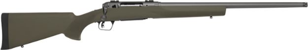 Picture of Savage Arms 58033 110 Trail Hunter 7mm-08 Rem 4+1 22" Threaded/Medium Heavy Profile, Tungsten Gray Cerakote Barrel/Rec, OD Green Hogue Overmold Stock, Adj. AccuTrigger, Weaver Base