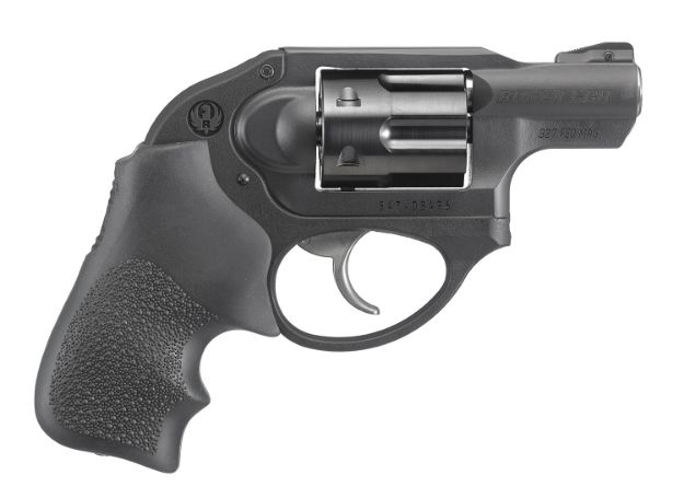 Picture of Ruger 5452 LCR  Small Frame 327 Federal Mag 6 Shot, 1.87" Matte Black Steel Barrel, Black PVD Cylinder, Matte Black Stainless Steel Frame, Black Hogue Tamer Monogrip, Shrouded Hammer