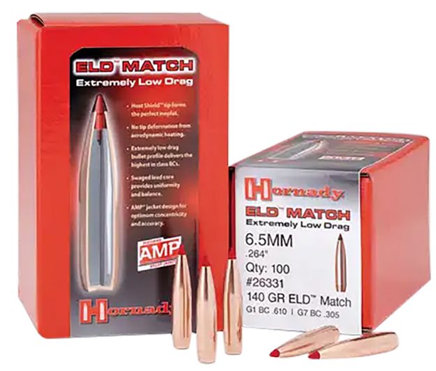 Picture of Hornady 28403 ELD Match  7mm .284 162 gr Extremely Low Drag Match 100 Per Box/ 15 Case