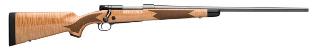 Picture of Winchester Repeating Arms 535218228 Model 70 Super Grade 30-06 Springfield Caliber with 5+1 Capacity, 24" Barrel, High Polished Blued Metal Finish & Gloss AAA Maple Stock Right Hand (Full Size)