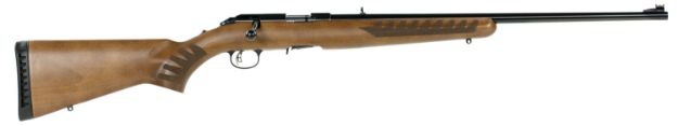 Picture of Ruger 8329 American Rimfire  Full Size 22 LR 10+1 22" Satin Blued Steel Barrel, Satin Blued Drilled & Tapped Steel Receiver w/Integral Scope Base, Fixed Wood Stock, Right Hand