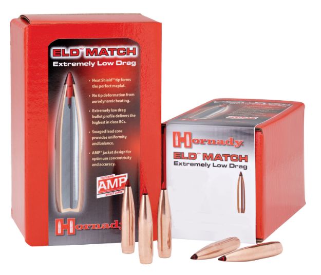 Picture of Hornady 26331 ELD Match  6.5mm .264 140 gr Extremely Low Drag Match 100 Per Box/ 15 Case