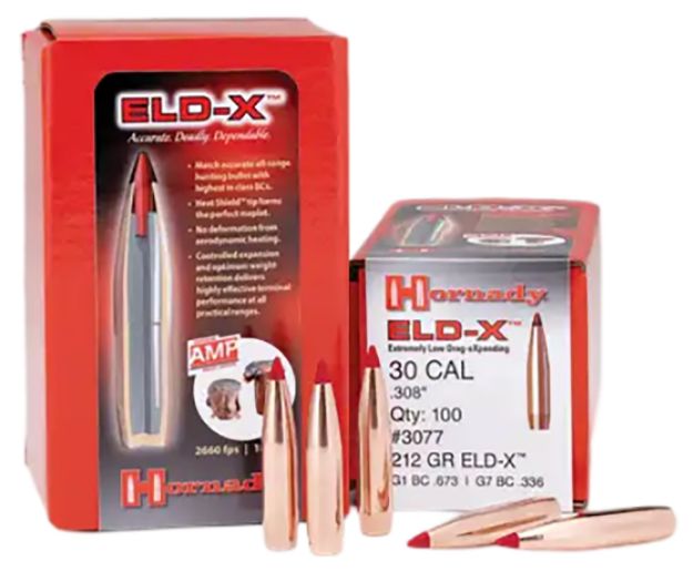 Picture of Hornady 2841 ELD-X  7mm .284 175 gr Extremely Low Drag eXpanding 100 Per Box/ 15 Case