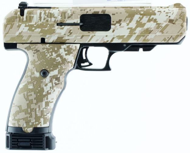 Picture of Hi-Point 34010DD JCP  40 S&W 10+1, 4.50" Black Steel Barrel, Hydro-Dipped Digital Desert Camo Serrated Steel Slide, Hydro-Dipped Digital Desert Camo Polymer Frame w/Picatinny Rail & Grip