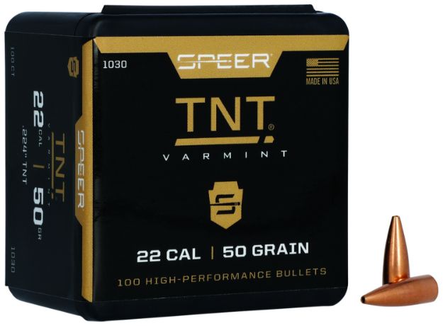 Picture of Speer 1030 TNT  22Cal 50gr Jacketed Hollow Point 100 Per Box/5 Case