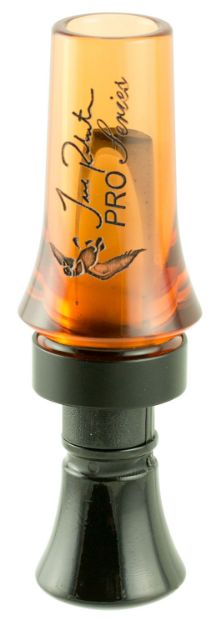 Picture of Duck Commander DCPROAO Jase Pro Series  Open Call Double Reed Mallard Hen Sounds Attracts Ducks Orange Acrylic