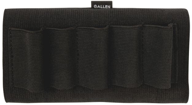 Picture of Allen 205 Shotgun Shell Holder  Black Elastic 5rd Shotgun Buttstock Mount