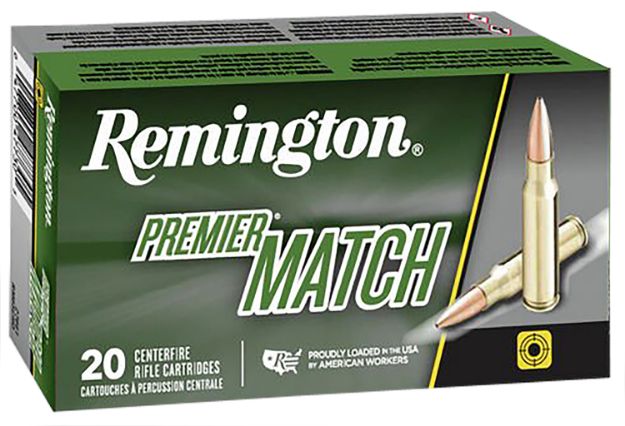 Picture of Remington Ammunition 27680 Premier Match 223Rem 69gr Sierra MatchKing BTHP 20 Per Box/10 Case