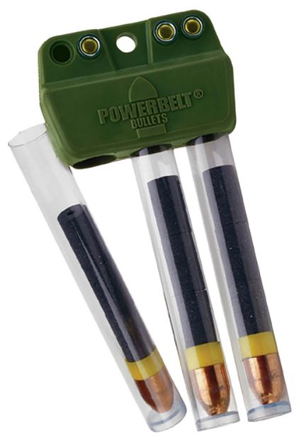 Picture of PowerBelt Bullets AC1501 SpeedClip Loader  50 Cal Green Plastic Capacity 3