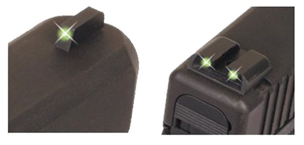 Picture of TruGlo TG231S1 Tritium  Black | Green Tritium Front Sight Green Tritium Rear Sight