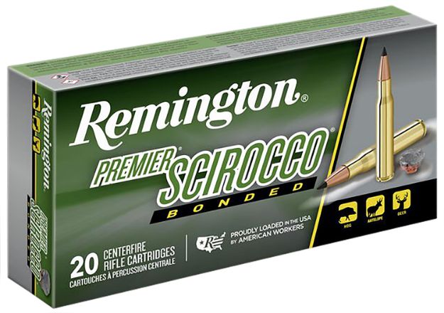 Picture of Remington Ammunition 29345 Premier Scirocco Bonded 300WSM 180gr Swift Scirocco Bonded 20 Per Box/10 Case