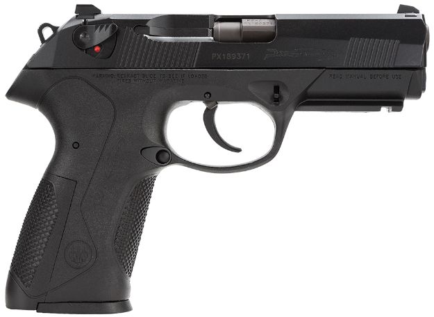 Picture of Beretta USA JXF9F20 Px4 Storm  Full Size Frame 9mm Luger 10+1, 4.10" Black Steel Barrel, Black Bruniton Serrated Steel Slide, Black Polymer Frame w/Picatinny Rail, Ambidextrous