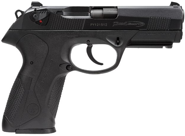 Picture of Beretta USA JXF4F21 Px4 Storm  Full Size Frame 40 S&W 14+1, 4.10" Black Steel Barrel, Black Bruniton Serrated Steel Slide, Black Polymer Frame w/Picatinny Rail, Ambidextrous