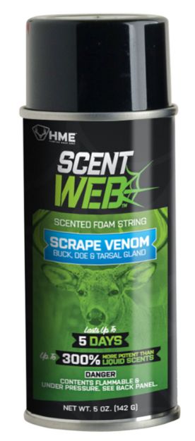 Picture of HME SWSCRPVEN Scent Web Scrape Venom Buck, Doe & Tarsal Gland Cover Scent 5 oz. Aerosol