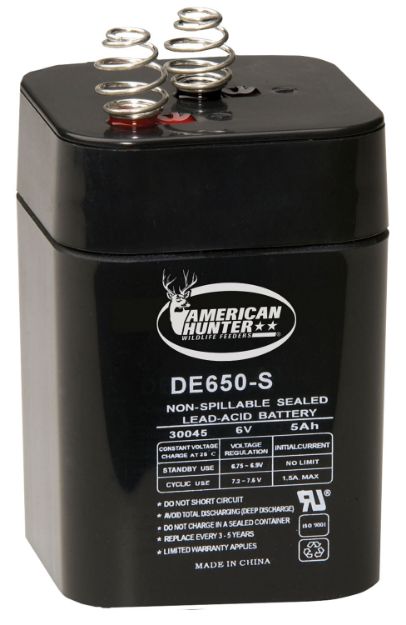 Picture of American Hunter DE30053 HR Rechargeable Lantern Battery  6 Volt 5 AMP