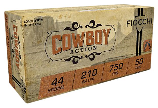 Picture of Fiocchi 44SCA Cowboy Action  44S&WSpl 210gr Lead Flat Point 50 Per Box/10 Case