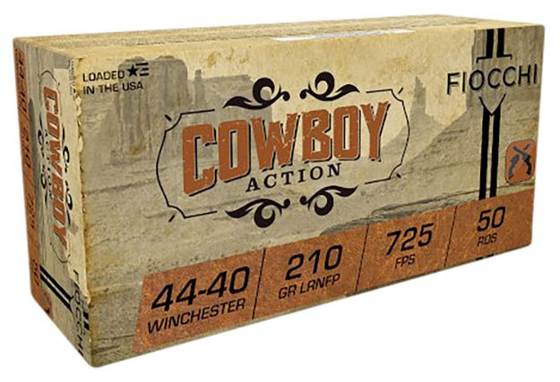 Picture of Fiocchi 4440CA Cowboy Action  44-40Win 210gr Lead Round Nose Flat Point 50 Per Box/10 Case