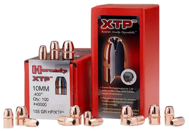 Picture of Hornady 35571 XTP  9mm .355 124 gr Hollow Point 100 Per Box/ 25 Case