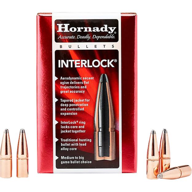 Picture of Hornady 2740 InterLock  270 Cal .277 150 gr Spire Point 100 Per Box/ 15 Case