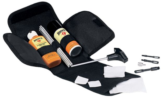 Picture of Hoppe's FC2 Universal Field Cleaning Kit Multi-Caliber/Black Compact Soft-Sided Case