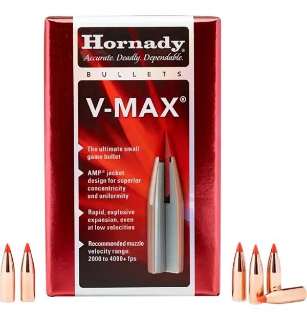 Picture of Hornady 22252 V-Max  22 Cal .224 35 gr V Max 100 Per Box/ 40 Case