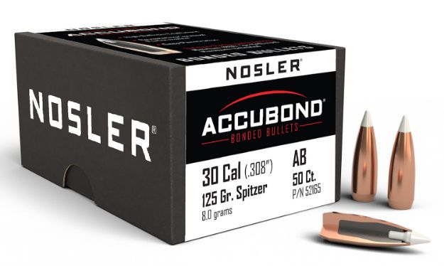 Picture of Nosler 52165 AccuBond  30Cal 125gr Spitzer Point 50/Box