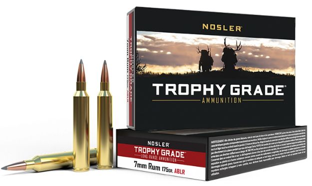 Picture of Nosler 60120 Trophy Grade Long-Range 7mmRUM 175gr Nosler Spitzer AccuBond Long Range 20 Per Box/10 Case