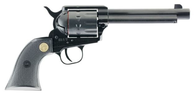 Picture of Chiappa Firearms CF340160D SAA 1873  Medium Frame 22 LR/22 WMR 10 Shot, 5.50" Blued Steel Barrel, Blued Steel Frame, Blued Cylinder, Black Polymer Grip, Exposed Hammer