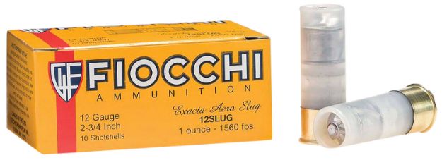 Picture of Fiocchi 12FLRSLU Aero Extrema 12Gauge 2.75" 1oz RifledSlug Shot 10 Per Box/8 Case