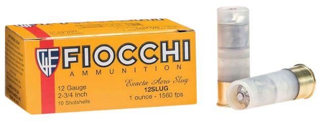 Picture of Fiocchi 12FSLUG Aero Extrema 12Gauge 2.75" 1oz RifledSlug Shot 10 Per Box/8 Case