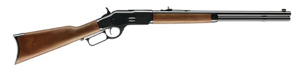 Picture of Winchester Repeating Arms 534162141 Model 1892 Short Rifle 45 Colt (LC) 10+1 20" Gloss Blued Round Barrel/Steel Receiver, Satin Walnut Straight Grip Stock w/Crescent Buttplate & Short Forearm