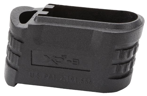 Picture of Springfield Armory XDS5901 Backstrap Sleeve  made of Polymer Black Finish & 1 Piece Design for 9mm Luger Springfield XD-S with #1 Backstrap & 3.30" Barrel