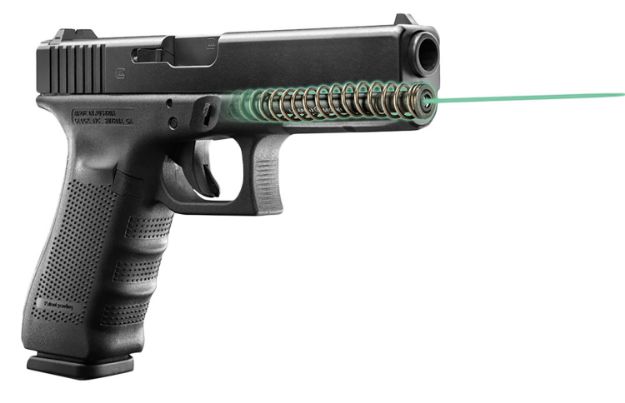 Picture of LaserMax LMSG417G Green Guide Rod Laser for Glock  17/34 Gen 4 Black