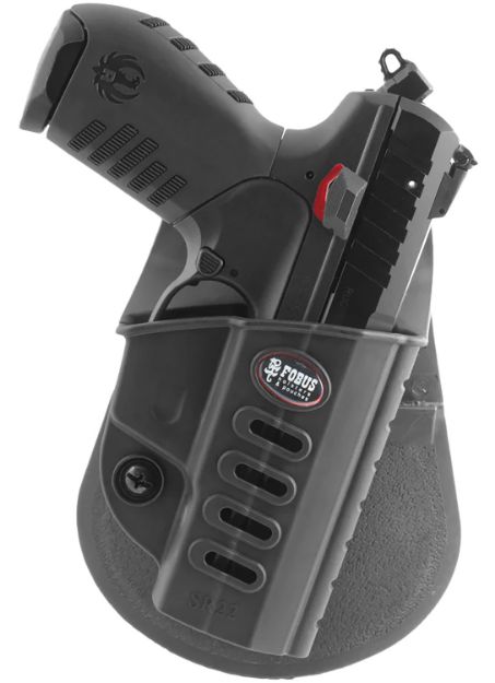 Picture of Fobus SR22 Passive Retention Evolution OWB Black Polymer Paddle Fits Ruger SR22 Right Hand