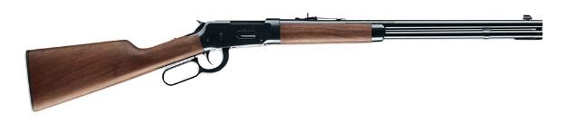 Picture of Winchester Repeating Arms 534191117 Model 94 Trails End Takedown 38-55 Win Caliber with 6+1 Capacity, 20" Barrel, Brushed Polish Blued Metal Finish & Satin Walnut Stock Right Hand (Full Size)